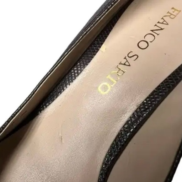 FRANCO SARTO Baroque Platform Heel, Rounded Toe, Brown - Picture 7 of 9